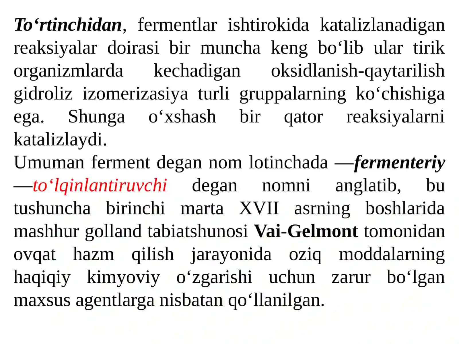 Oziq-ovqatsanoatida fermentlar va ularning texnologik ahamiyati 4