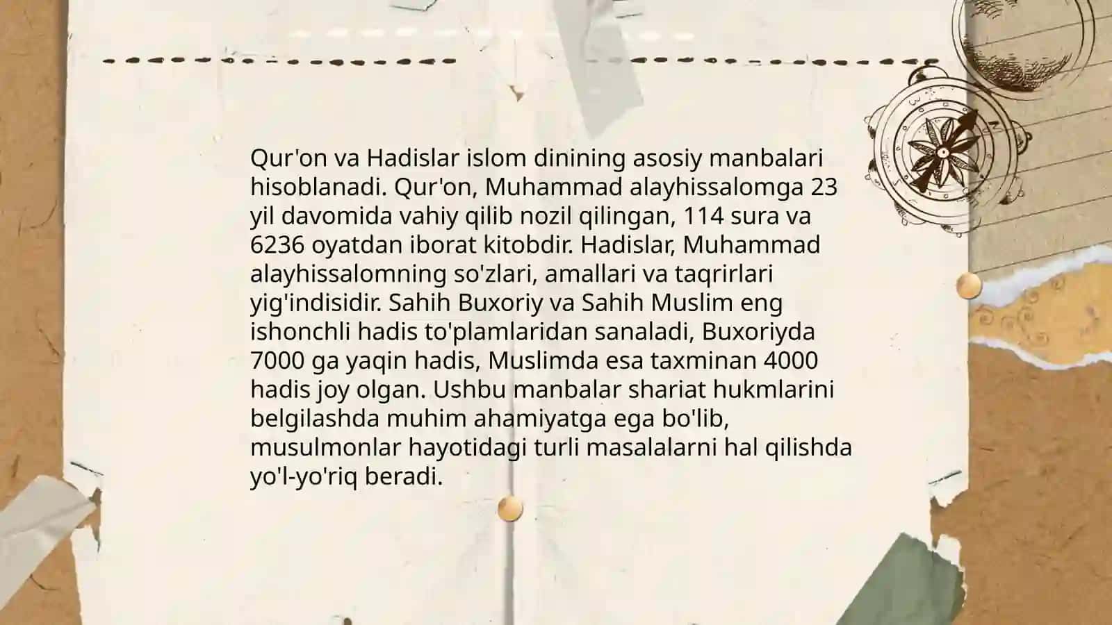 Islom dini manbalari aqidaviy maktablari va ularning hozirgi davrdagi ahamiyati 4
