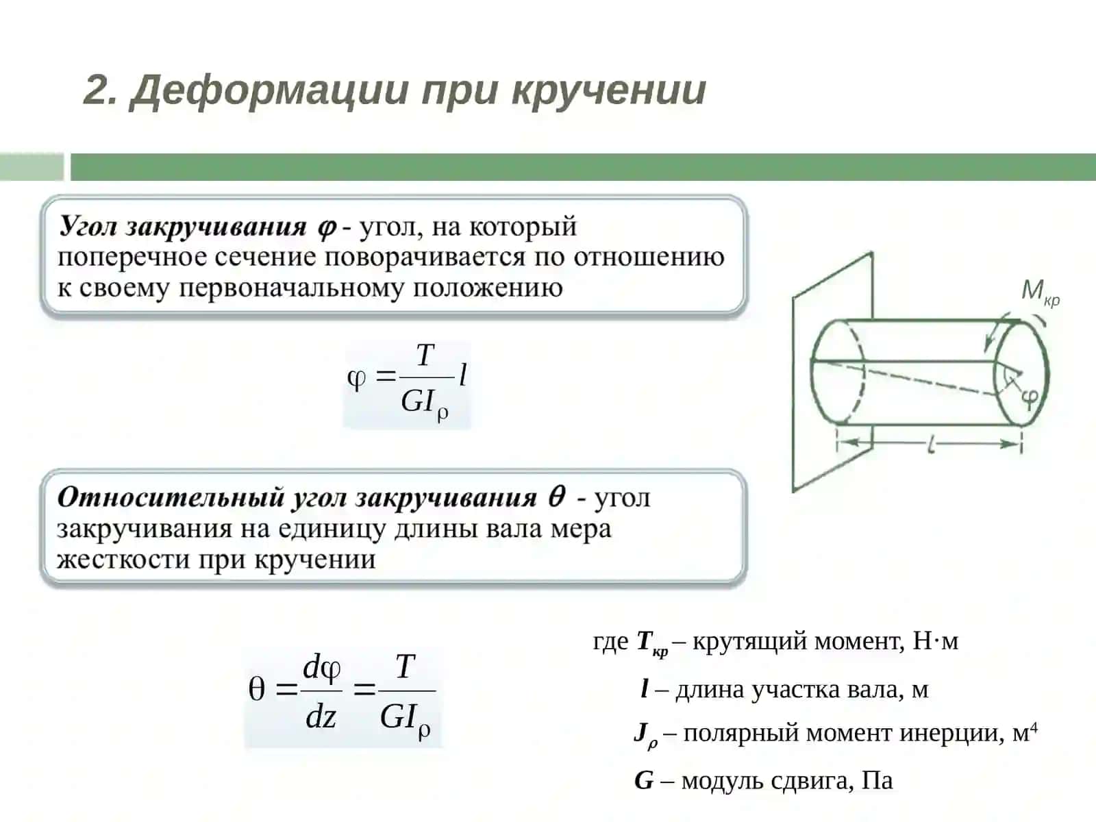 При кручение валов определение крутящих моментов и построение их эпюры 4