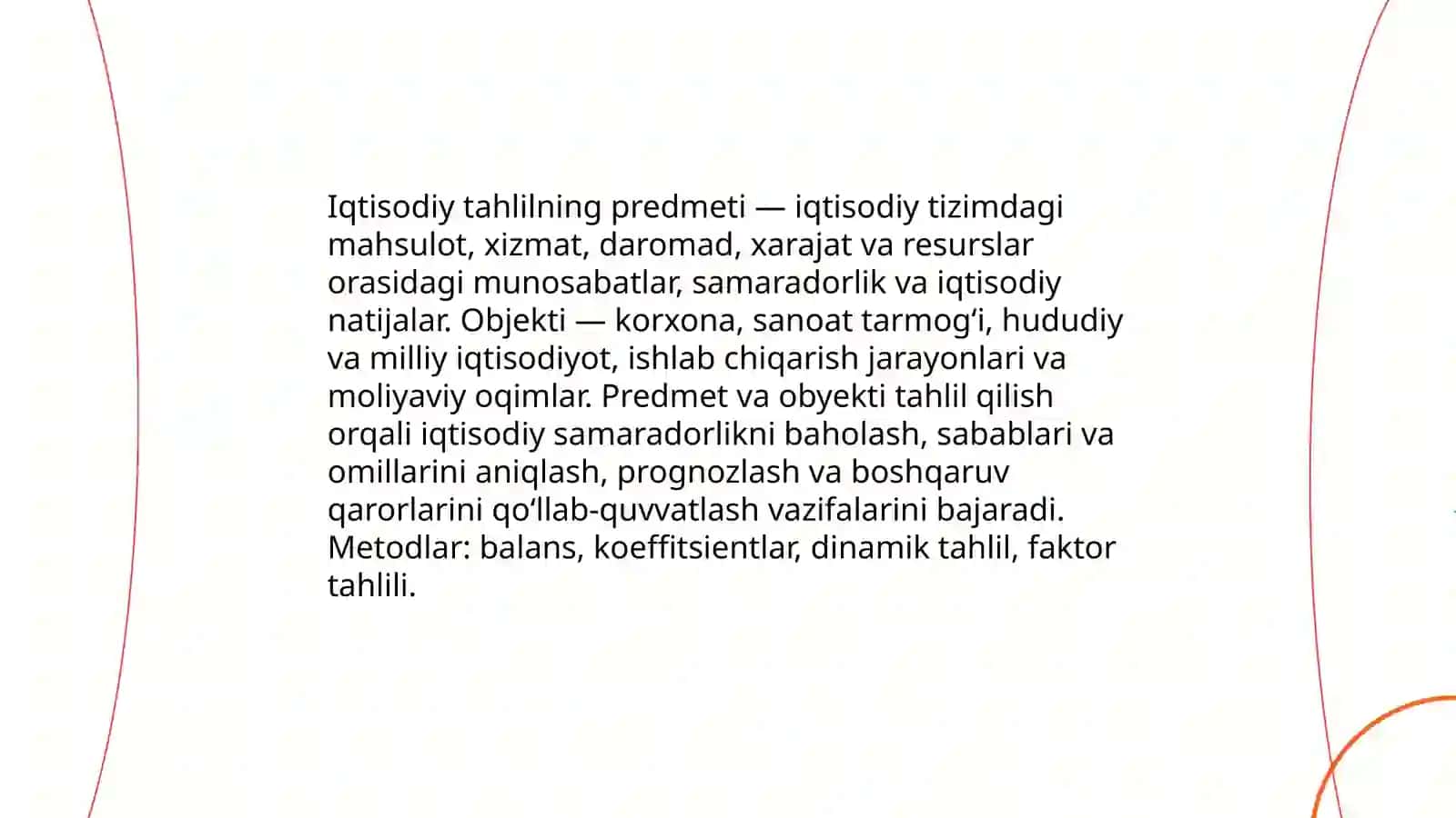Iqtisodiy tahlilni fan sifatida shakllanishi 4