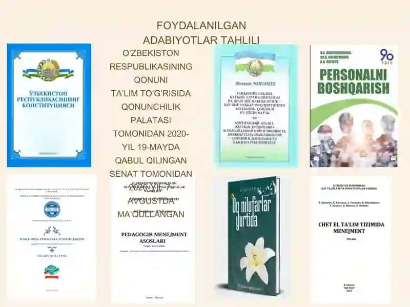 MAKTABDA MA‘MURIYAT VA PEDAGOG XODIMLAR O‘RTASIDA IJTIMOIY MUHITNI YARATISH 4