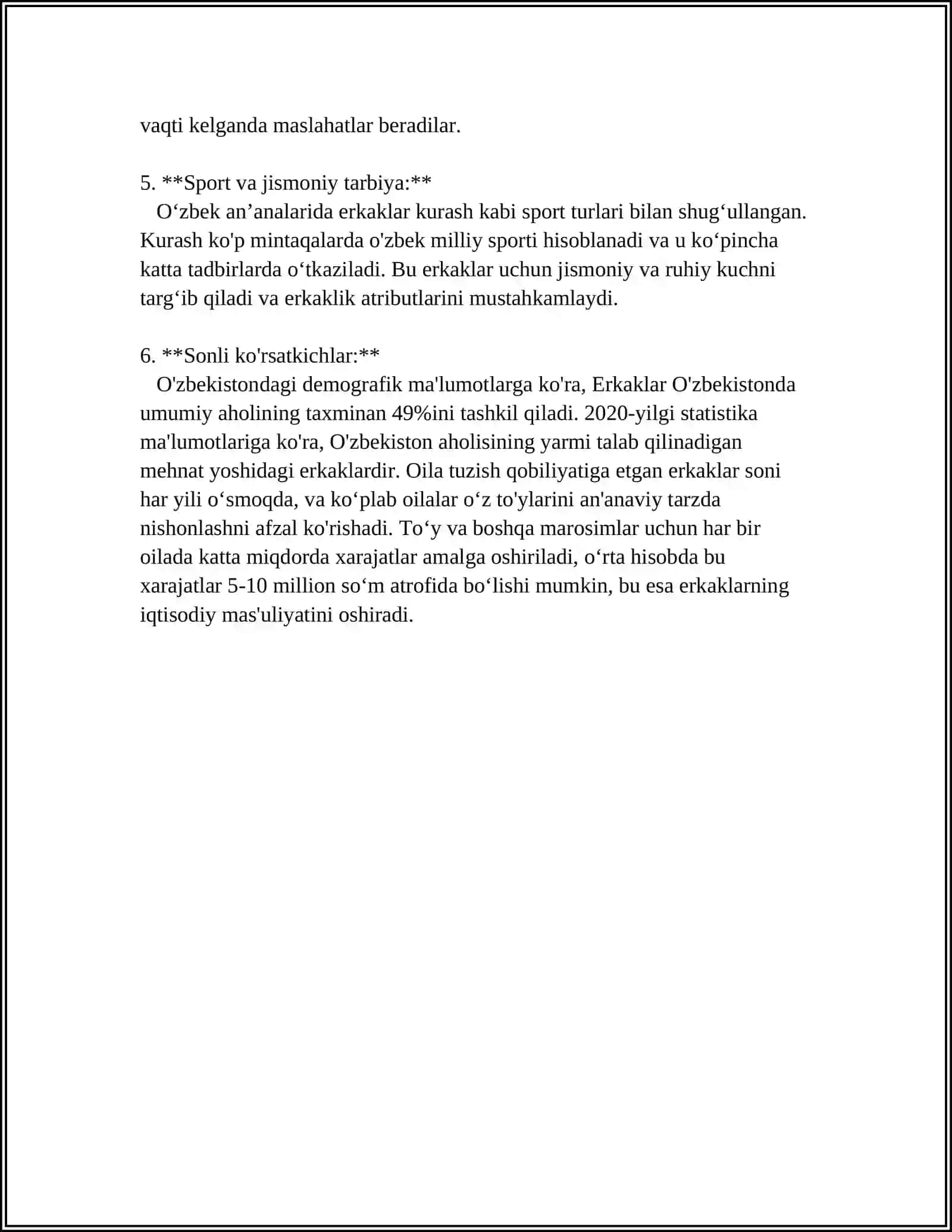 XROMASOMALAR KLASSIFIKATSIYASI SISTEMASI. GENETIK KARTASI MUSTAQIL ISH 4