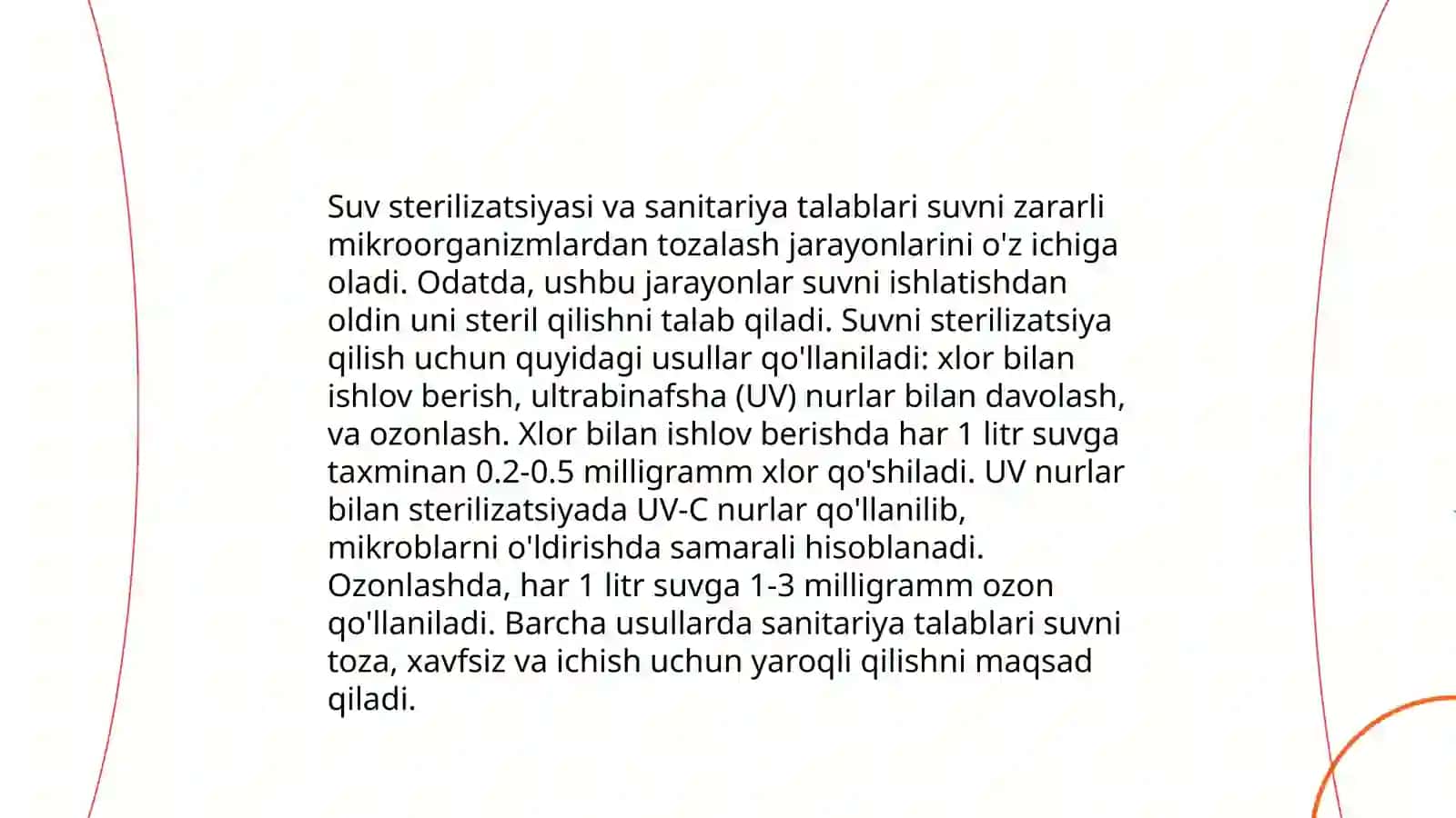 Ovqatlanish korxonalarida ichimlik suvi ta'minoti 4