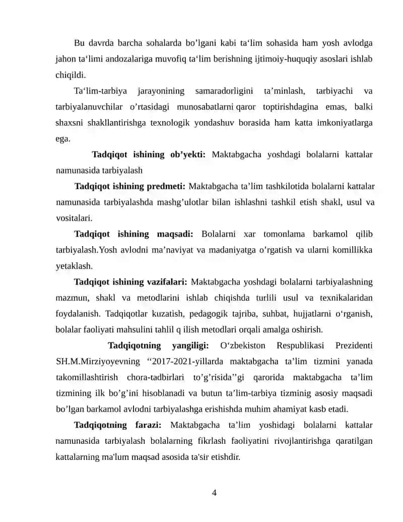 Bolani kattalar namunasida tarbiyalash 4