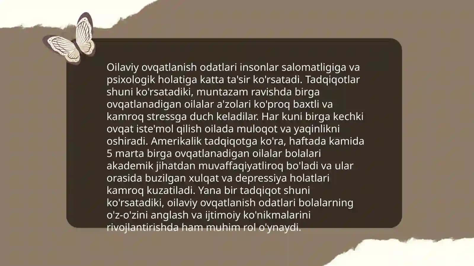 Ovqatlanish madaniyati va uning psixologik ta'siri 4