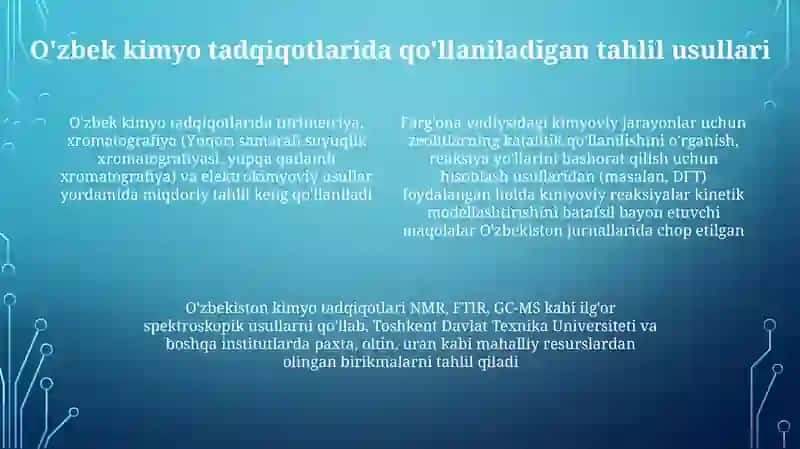 Kimyo-Texnologiya Instituti maqolalari 4