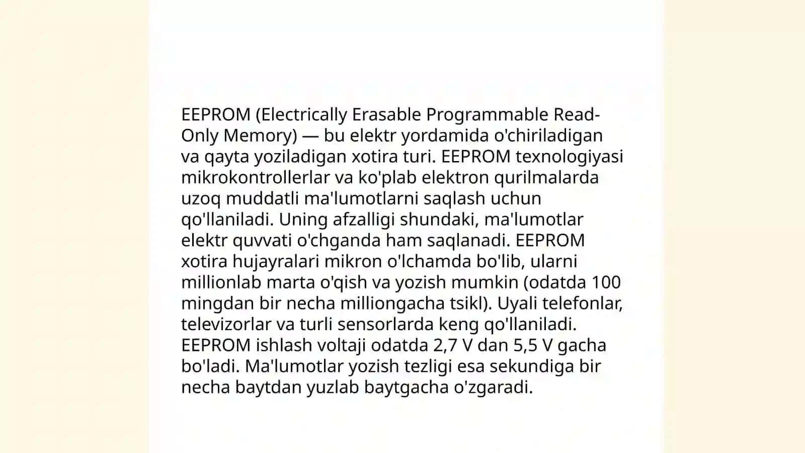 Doimiy xotira qurilma mikrosxemalar 4