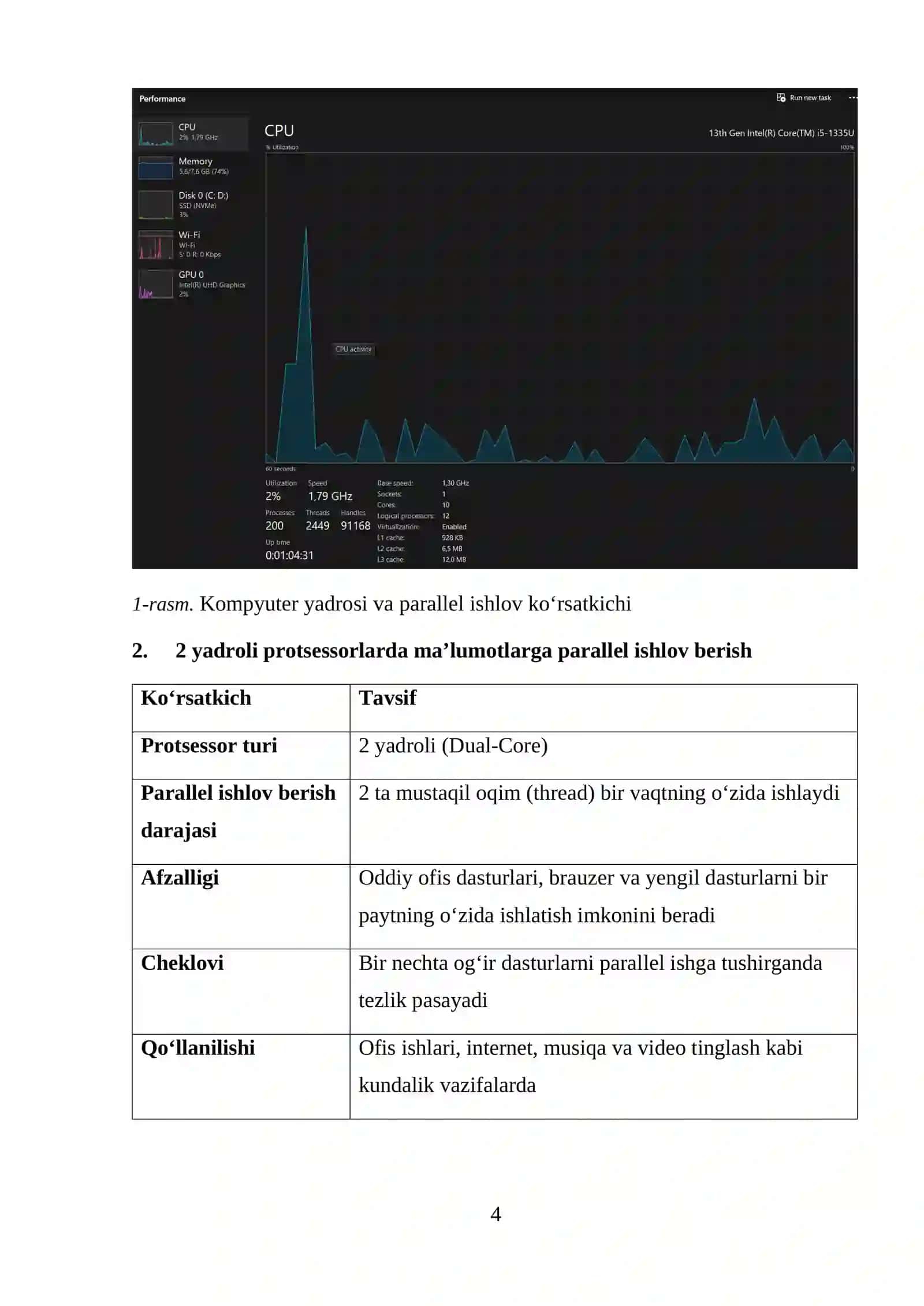 MA’LUMOTLARGA RAQAMLI ISHLOV BERISHDA PARALLELLASHTIRISHNING AHAMIYATI 4