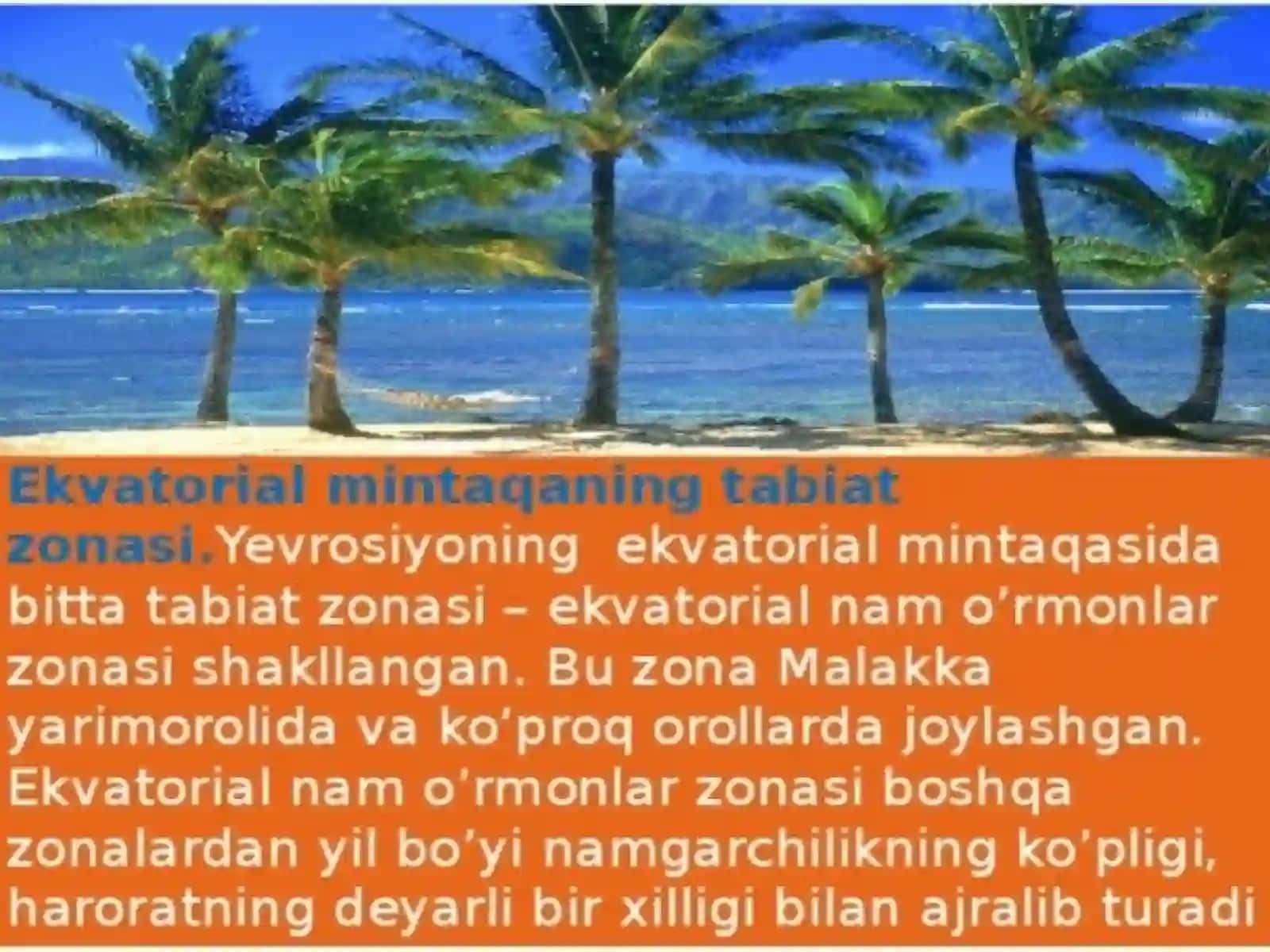 Tabiat zonalari va ularning kelib chiqishi 4