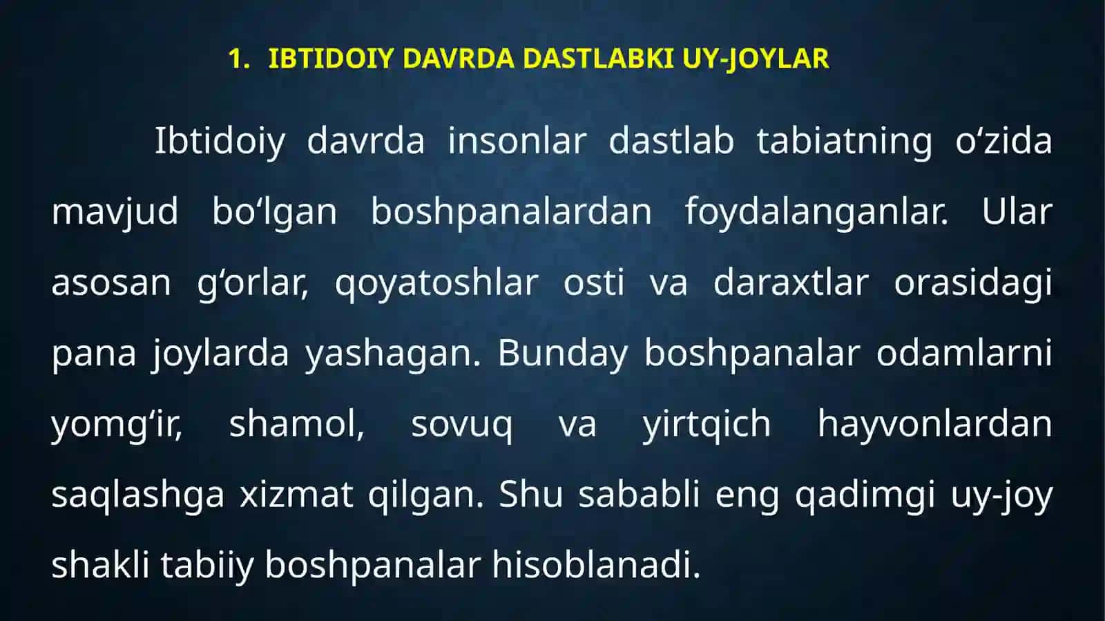 Ibtidoiy jamoadavriy me'morchiligi 4