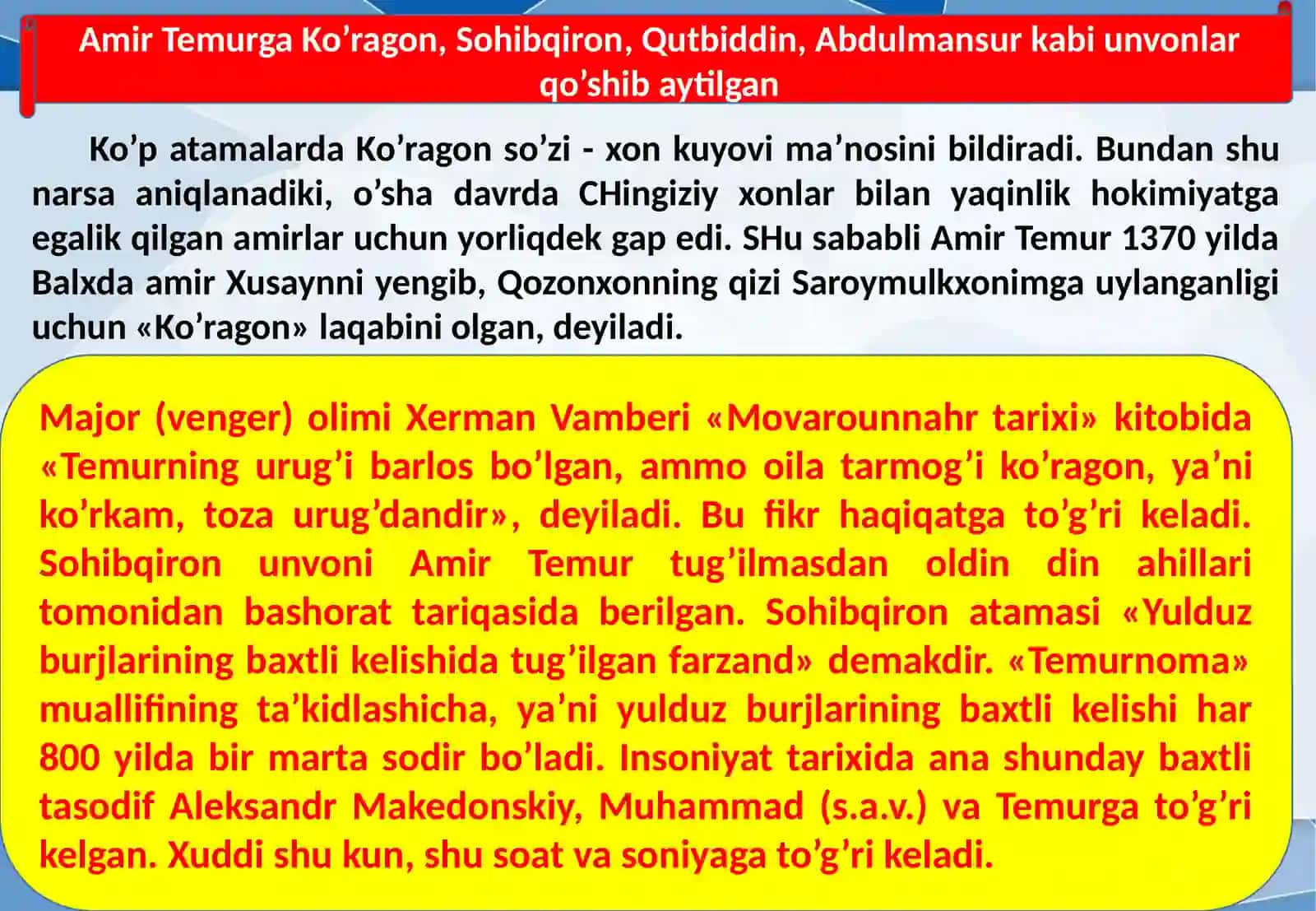 XIVasrning 2-yarmiva XVI asrda tarbiya, maktab va pedagogik fikrlar 4
