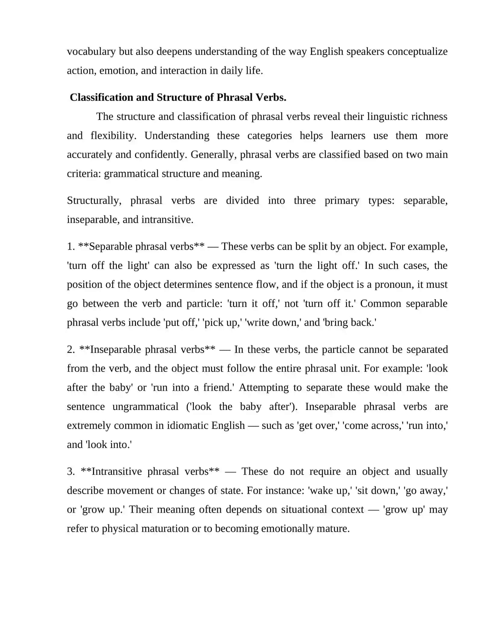 Phrasal Verbs 4