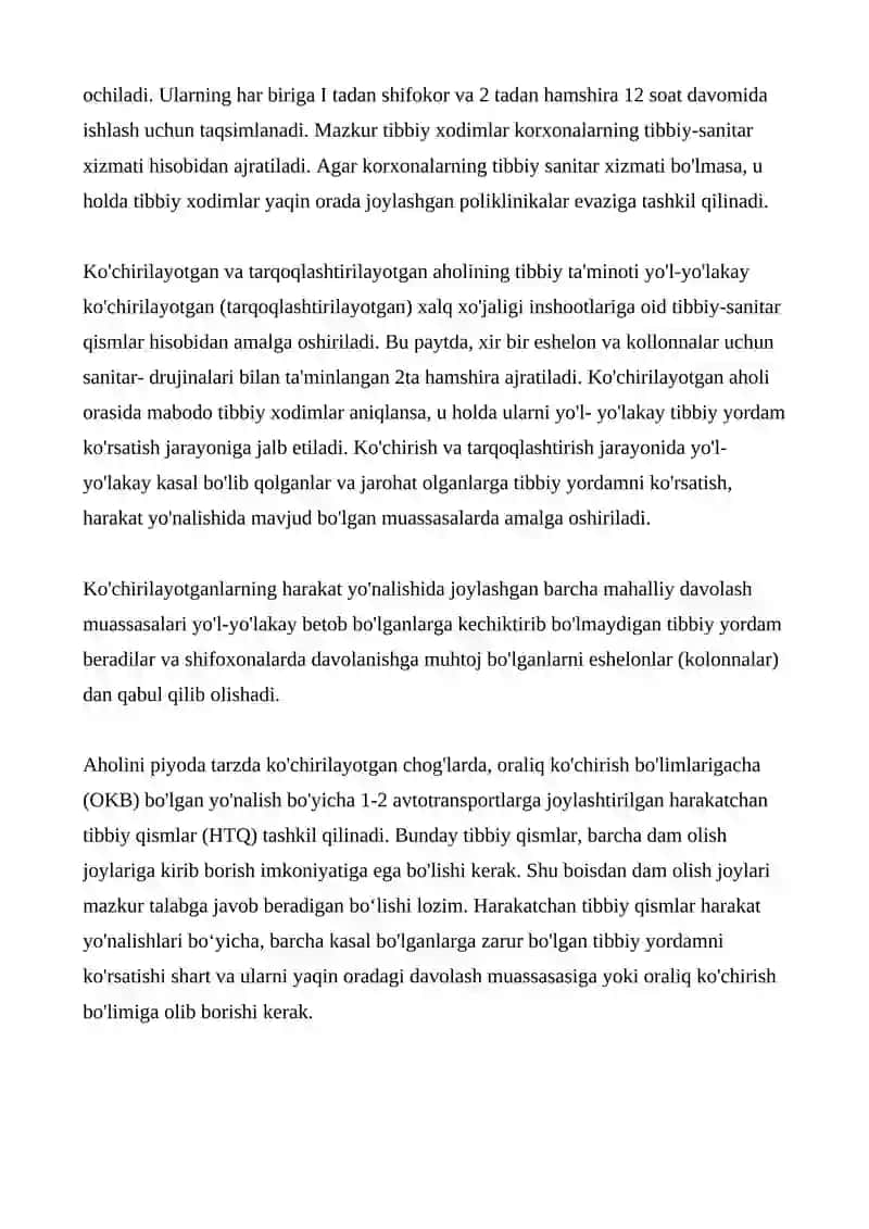 Fuqarolar muhofazasi tibbiy xizmati 4
