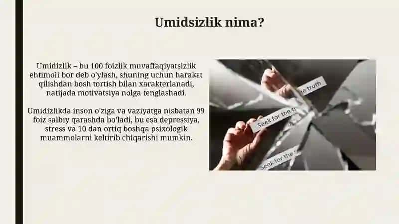 Umidsizlikka tushmang, mo'jizalar oldinda 4
