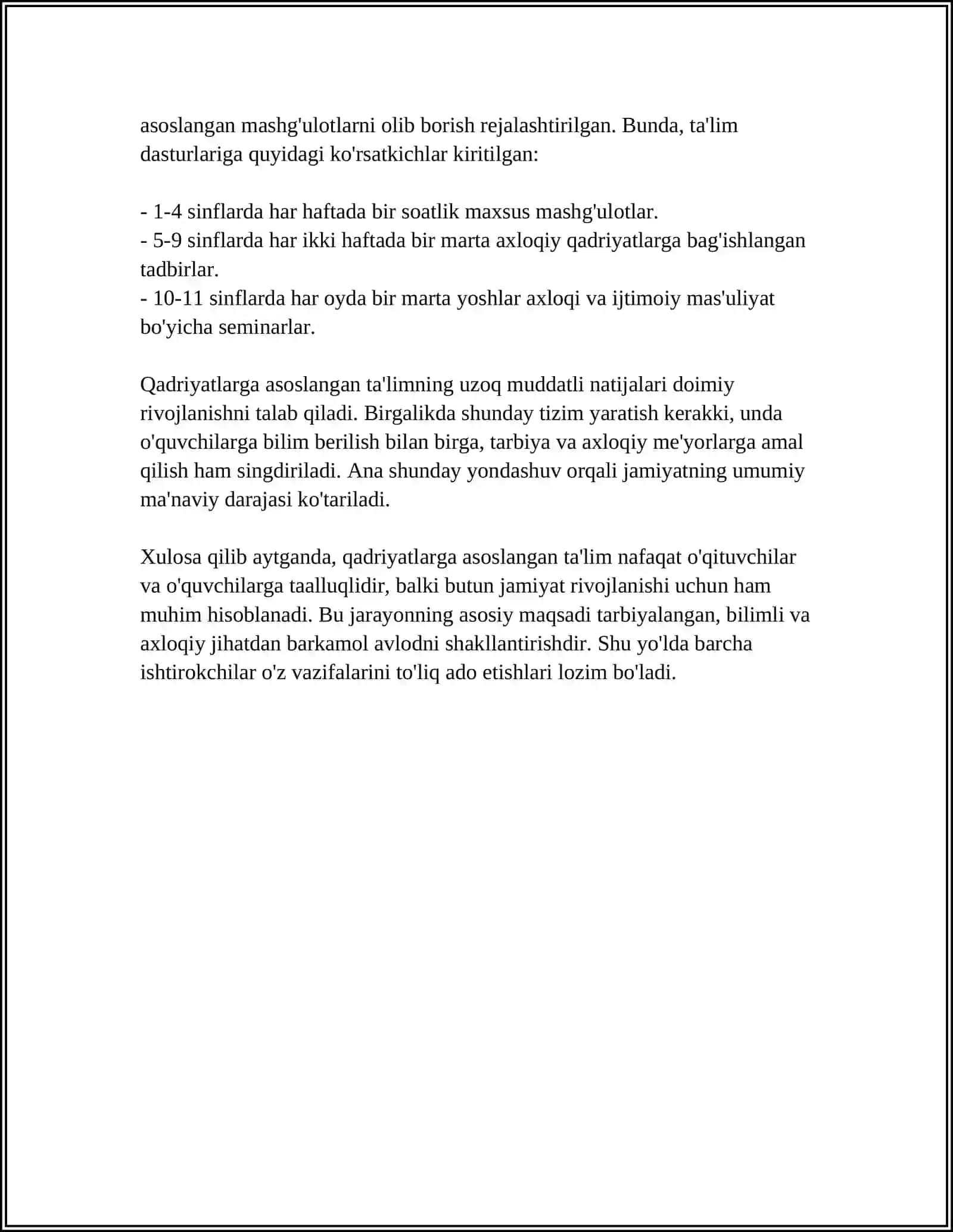 KELAJAK O‘QITUVCHILARIDA QADRIYATLI MUNOSABATLAR SHAKLLANISHINING PSIXOLOGIK XUSUSIYATLARI 4