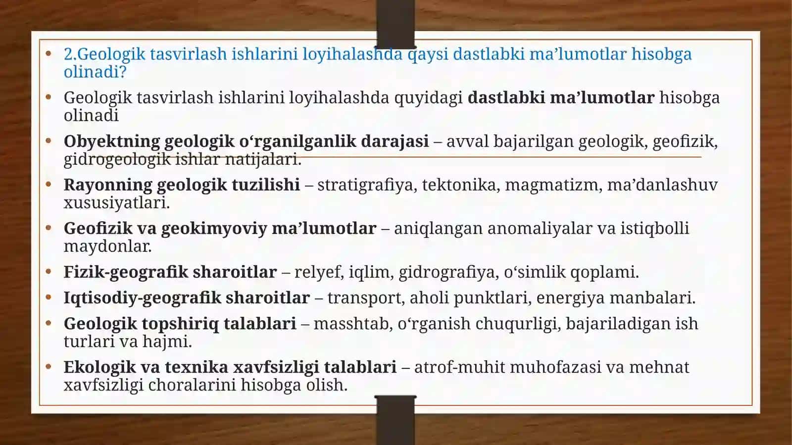 Geologiya-qidiruvishlariniloyihalashfanidan1-topshiriq 4