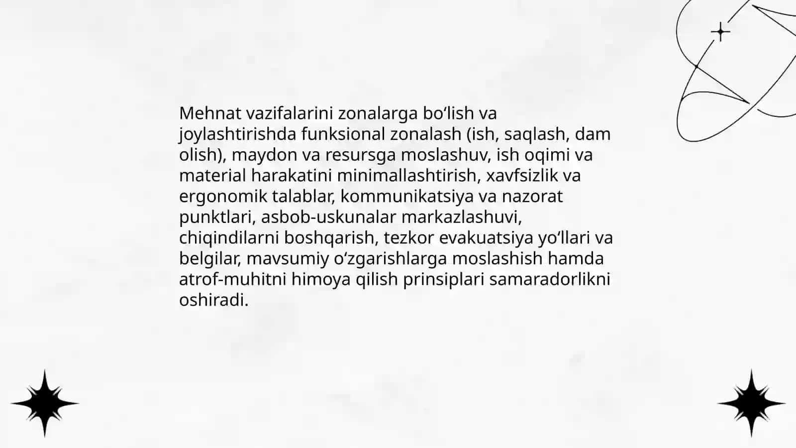 Tabiatda mehnat faoliyatini tshkil etishning eng samarali usullar 4