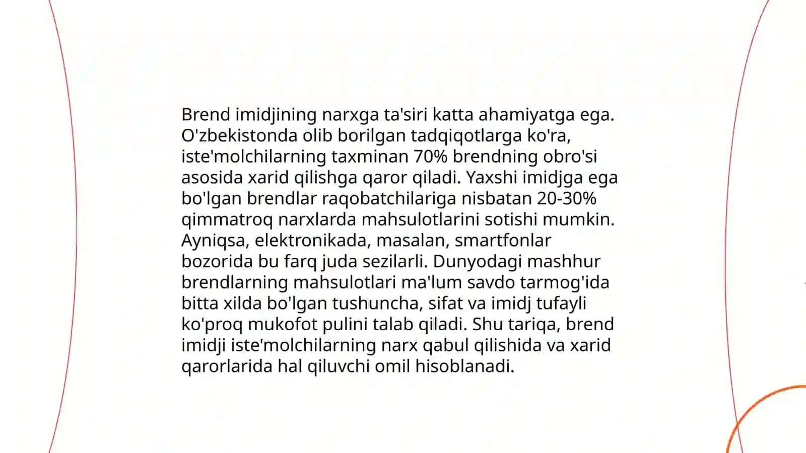Narx belgilash strategiyalari 4