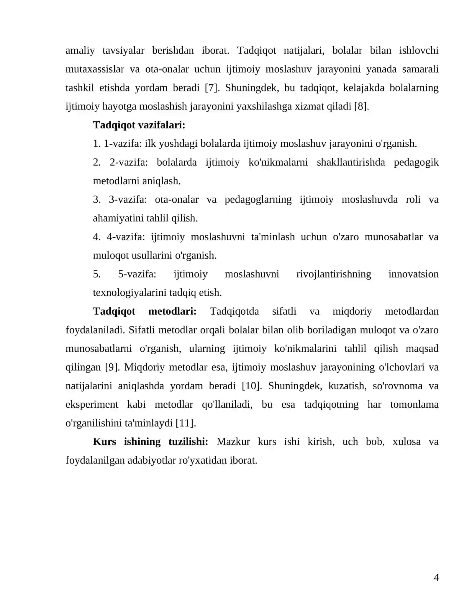 Ilk yoshdagi bolalarda ijtimoiy moslashuvni shakllantirishning pedagogik asoslari 4