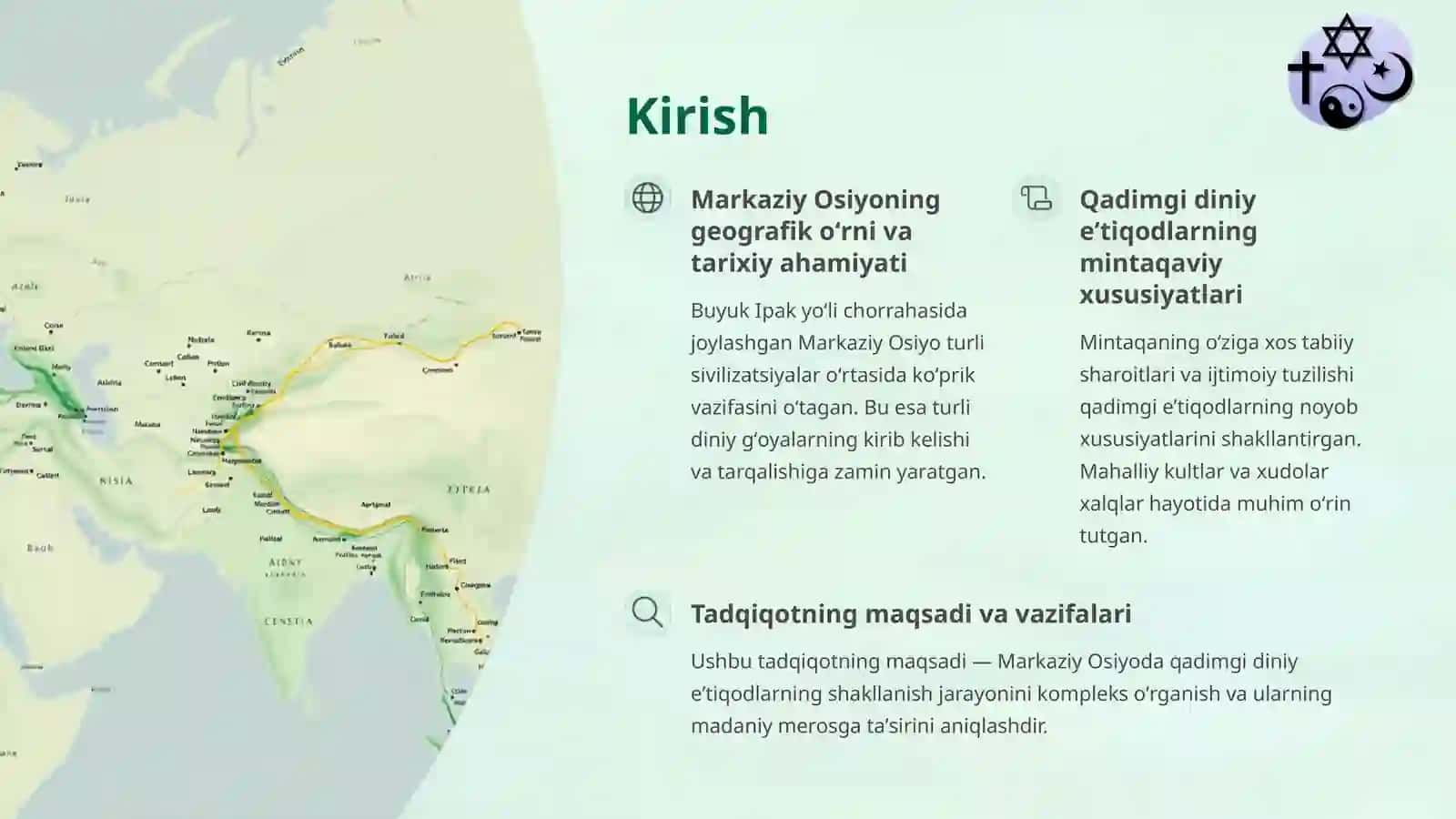 Markaziy Osiyoda qadimgi diniy eʼtiqodlarning shakllanishi 4