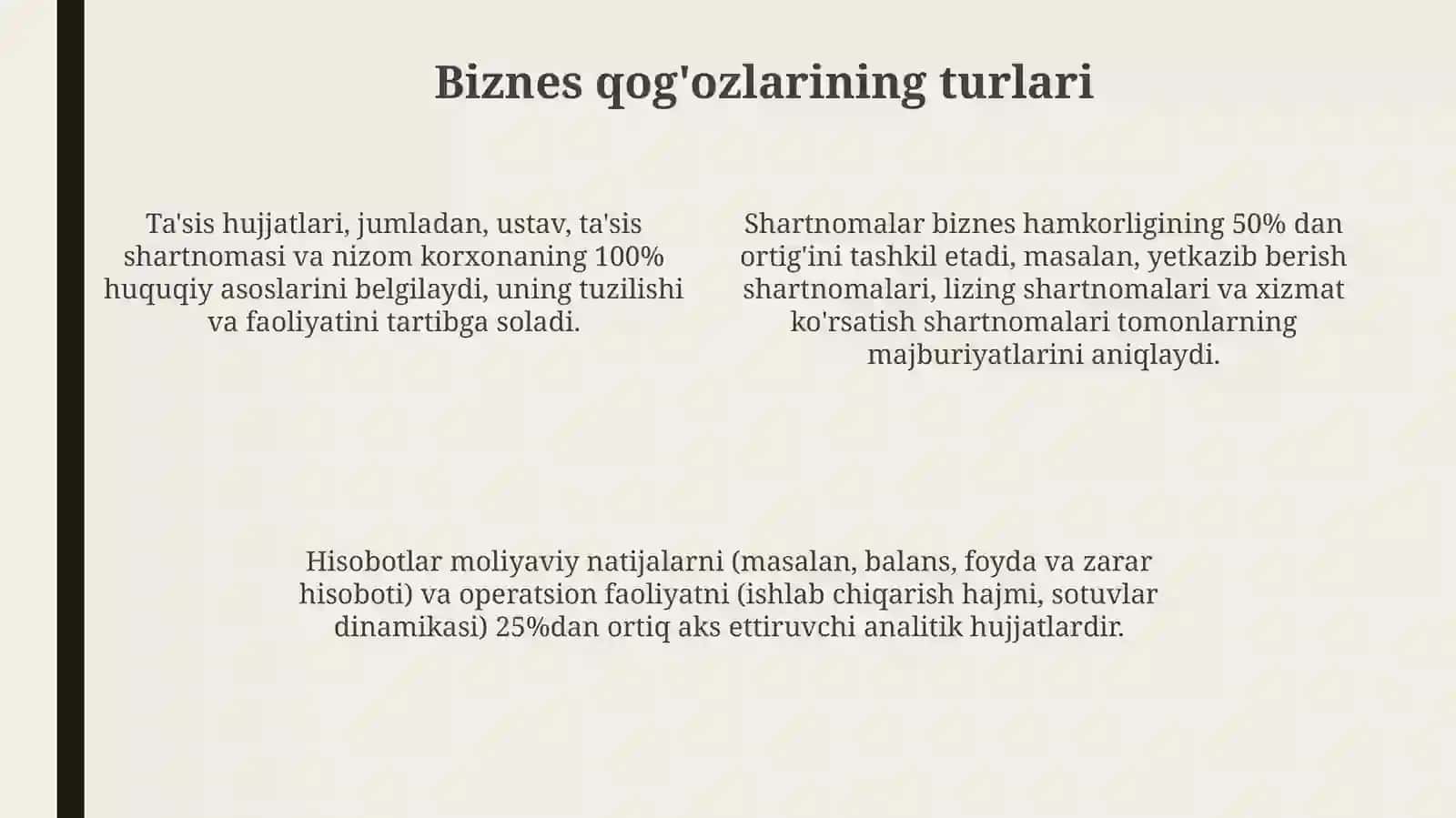 Ish qog'ozlarining tarkibi 4