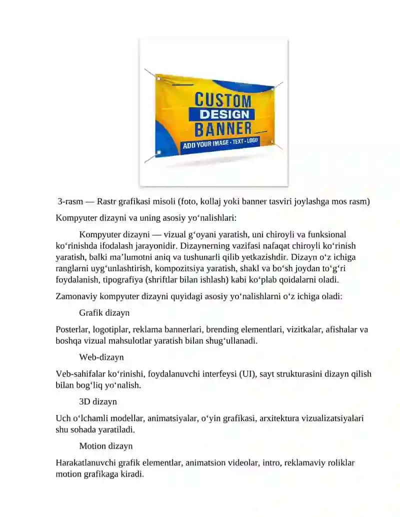 Kompyuter grafikasi va dizayn 4