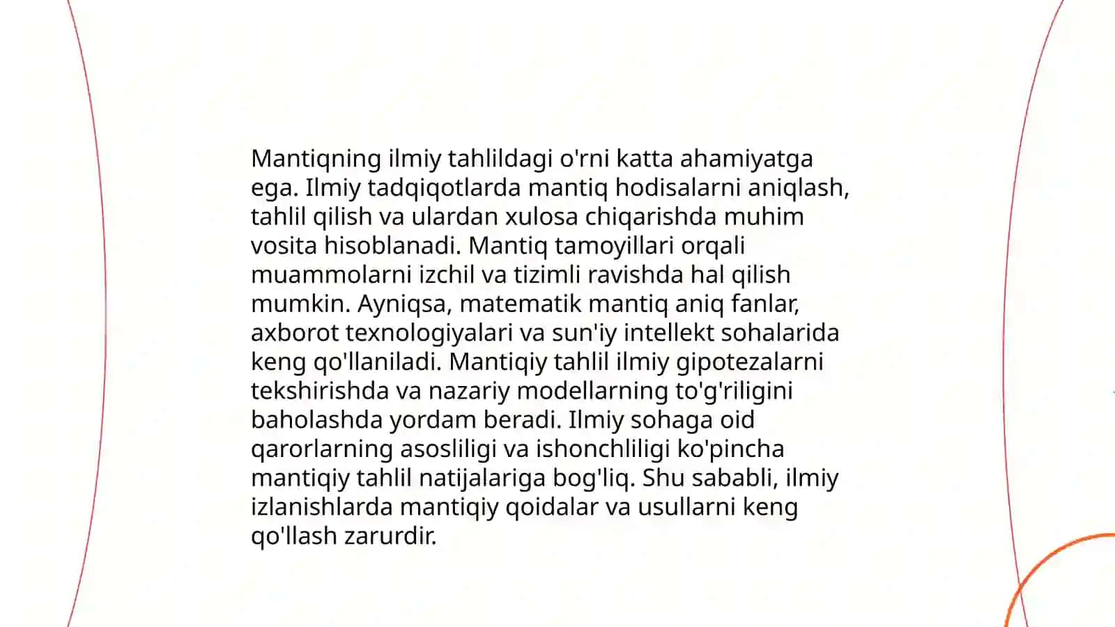 Mantiqning ilmiy ahamiyati 4