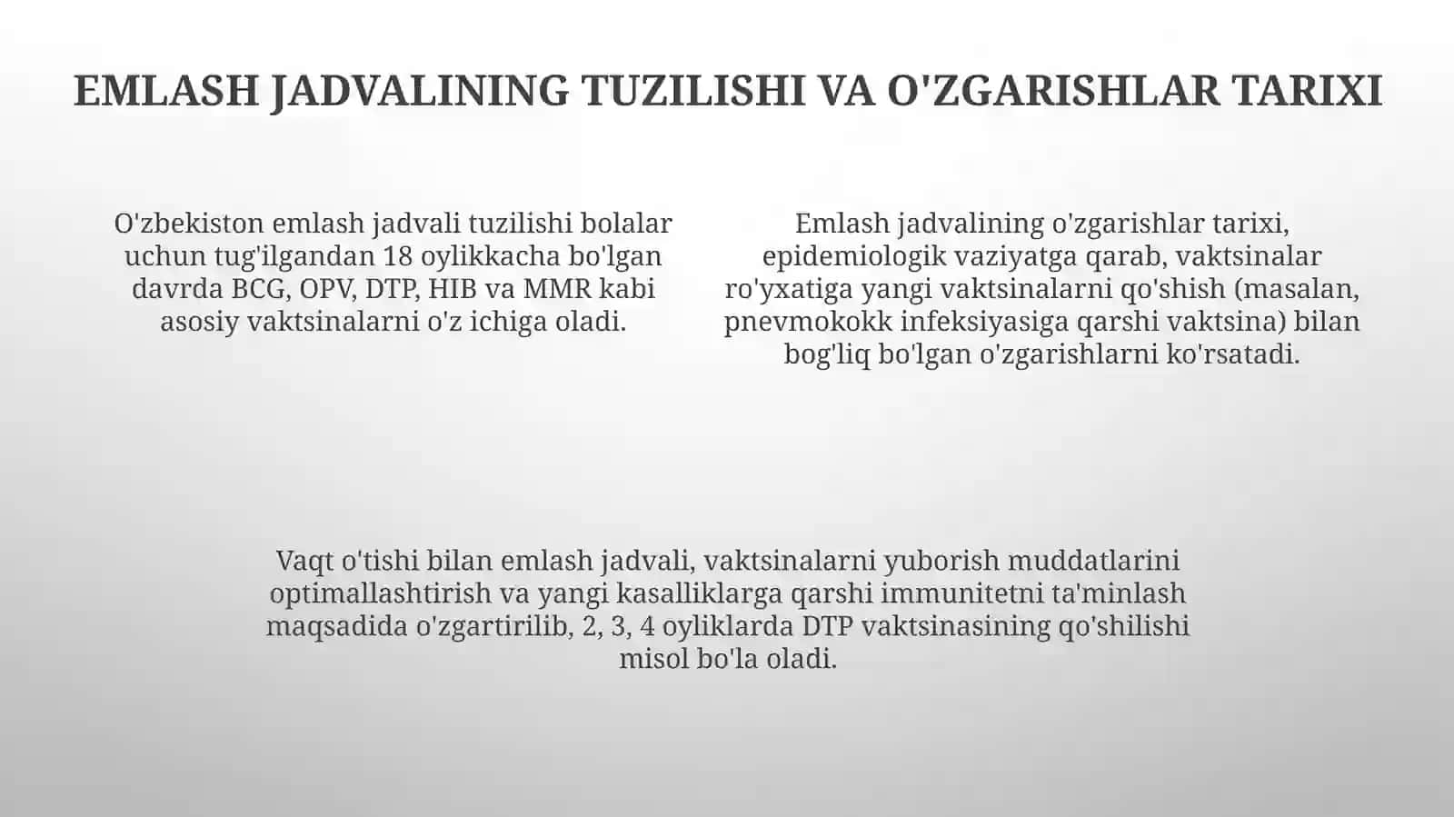O'zbekiston Respublikasining Milliy emlash kalendari 4
