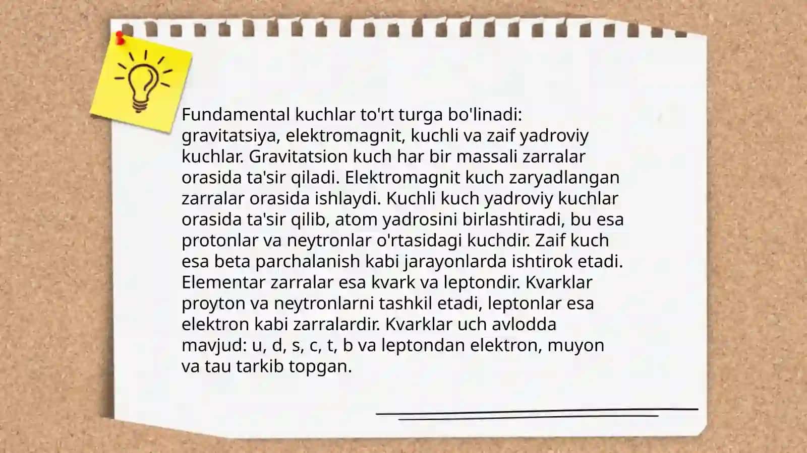 Elementar va fundamental zarrachalar ularning xillari va sinflanishi 4