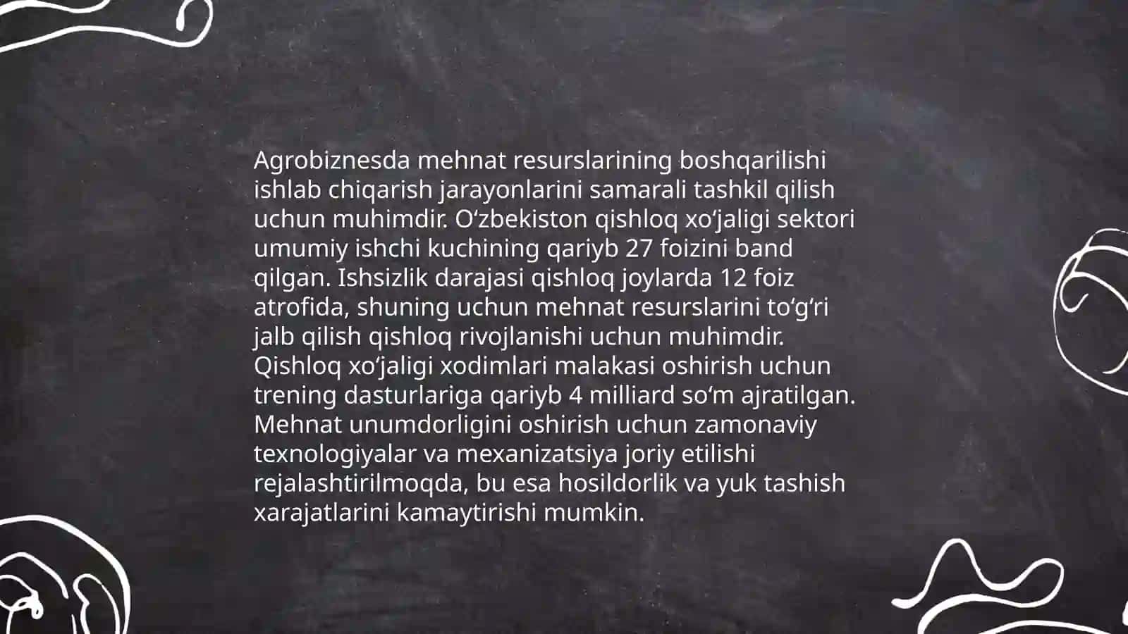 Mehnat resurslari va Agrobiznes: tushunchalar va mohiyat 4