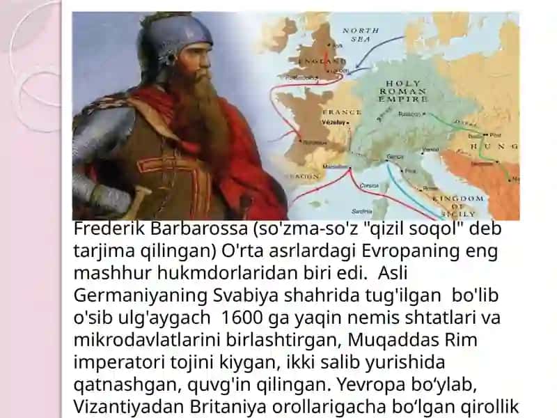 Fridrix Barbarossa ning tashqisiy osati 4