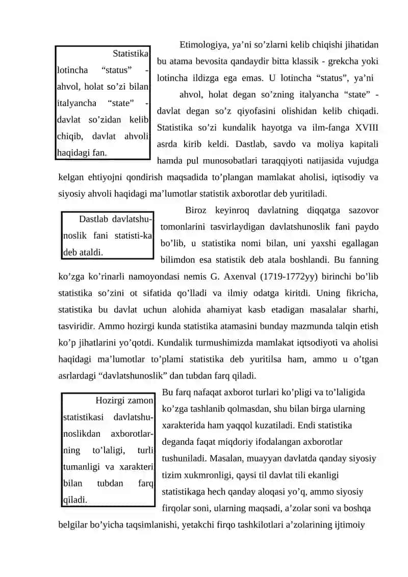 Statistika va psixologiya o'rtasida bog`liqlik 4