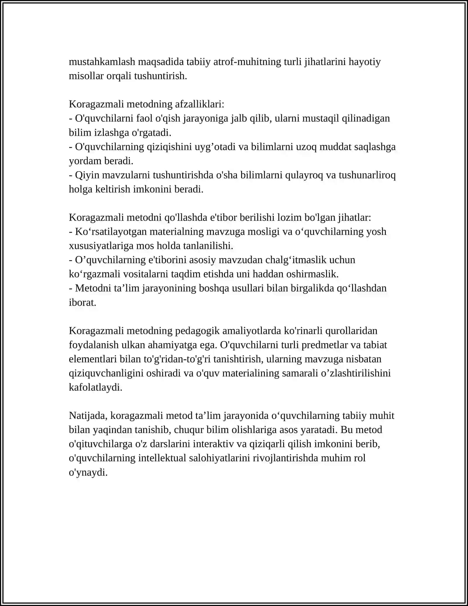 TABIAT BILAN TANISHTIRISHNING KORGAZMALI METODI 4