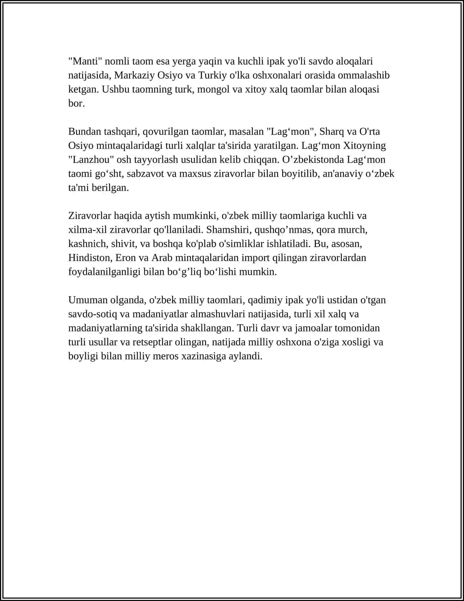 "ANA'NAVIY MILLIY TAMOMLARDAGI ETNIK VA HUDUDIY JIHATLAR" 4
