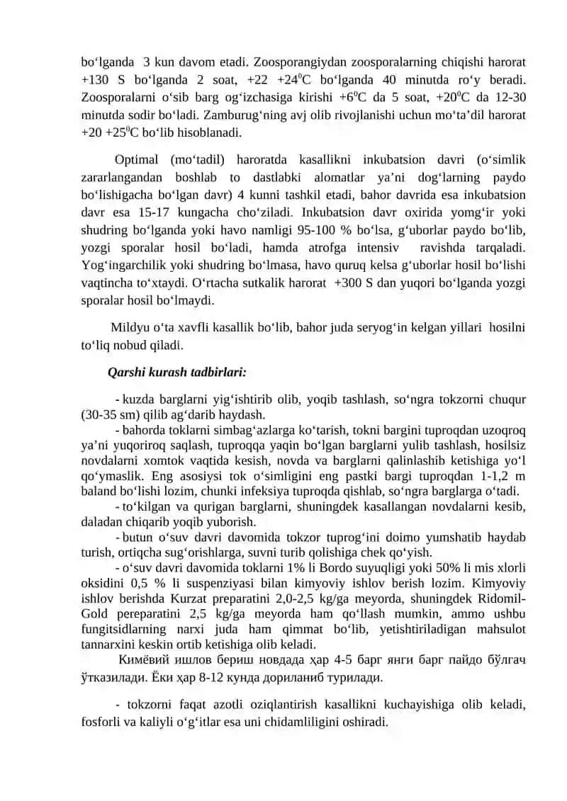 Tok kasalliklari va ularga qarshi kurash choralari 4