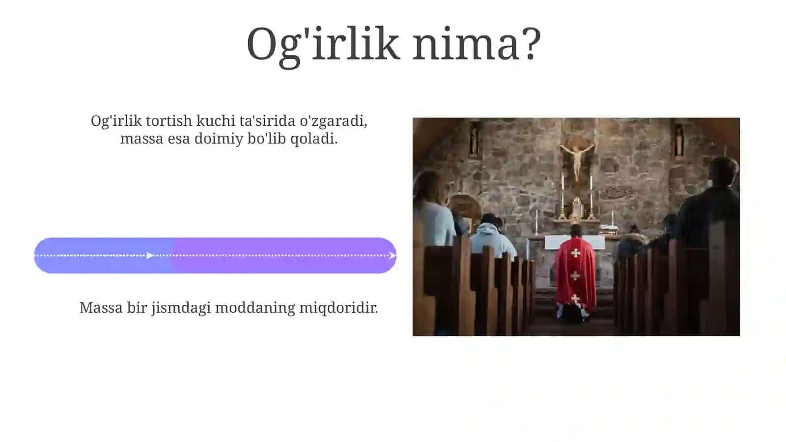 Jismlarning og‘irligi. Og‘irlikkuchi 4