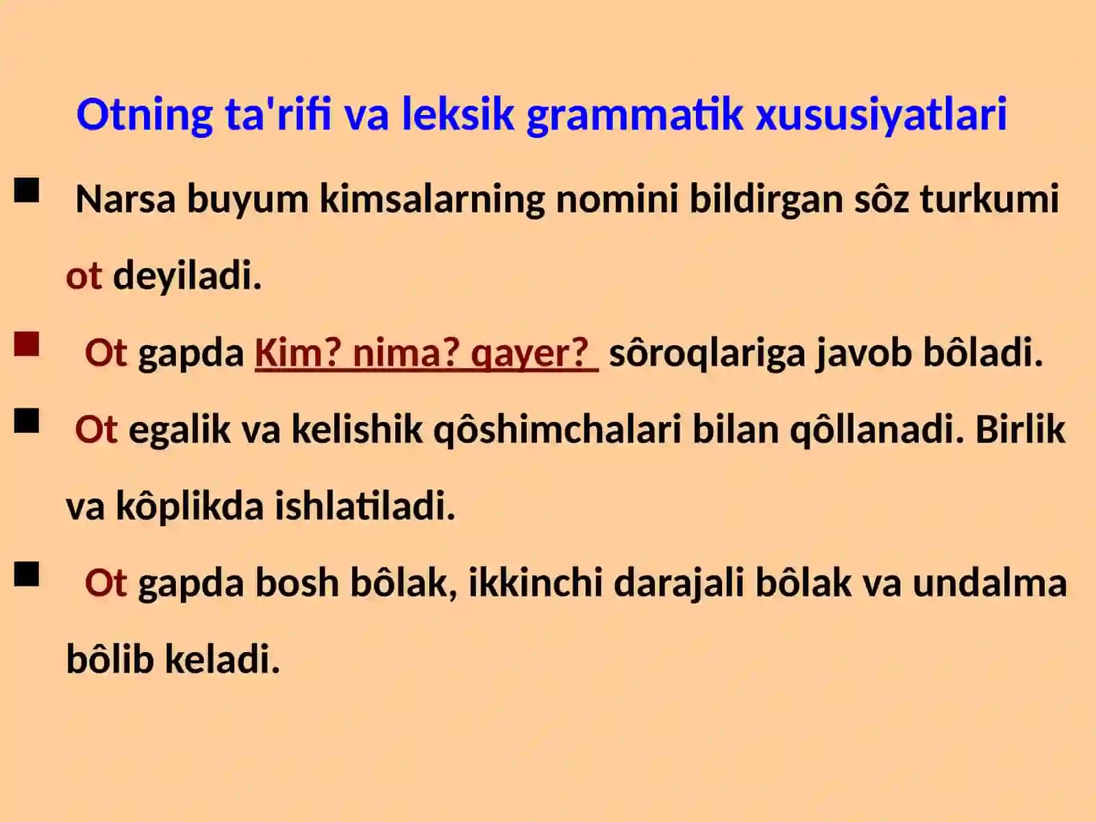 OT SÔZ TURKUMI 4