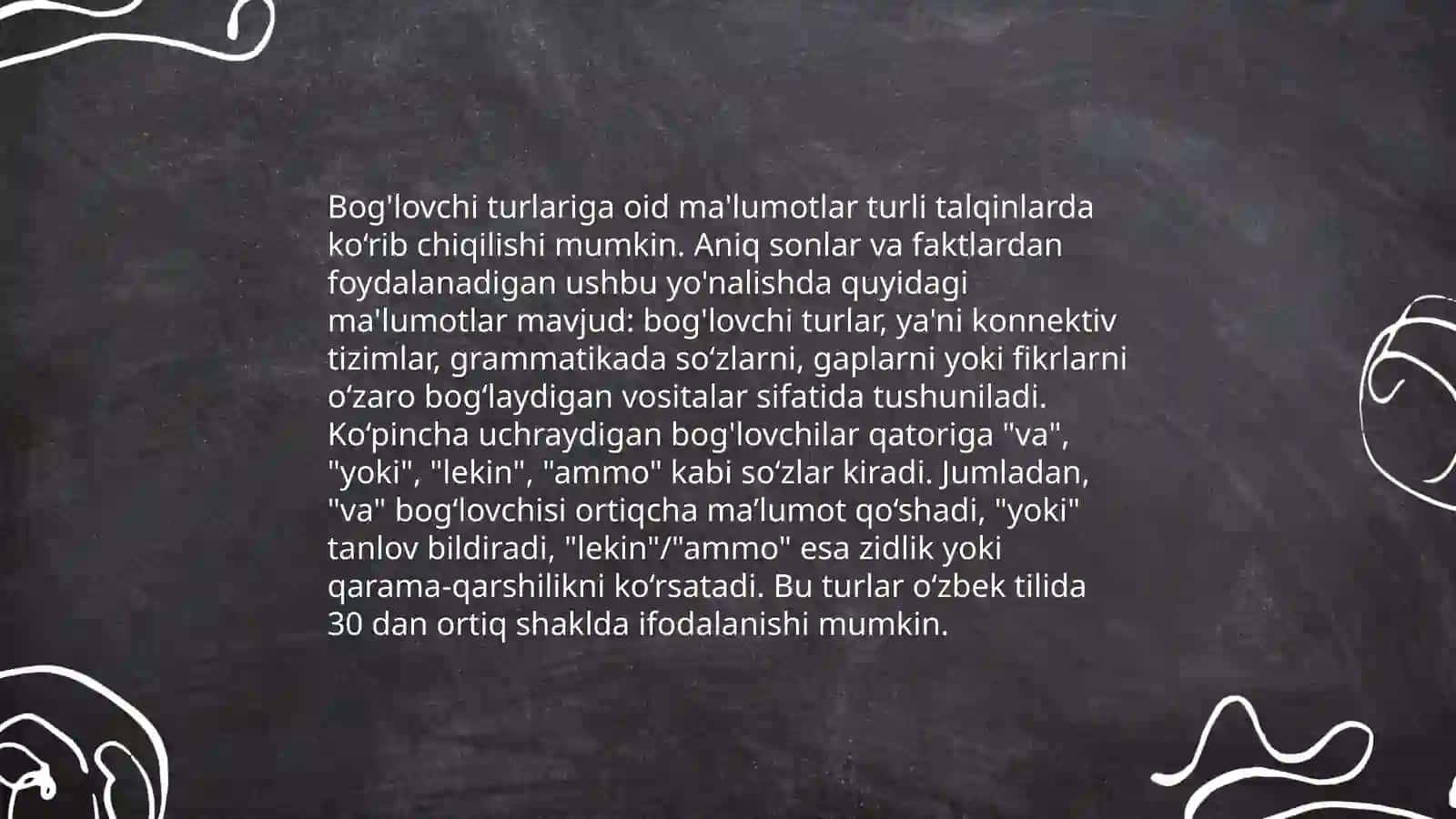 Bog'lovchi va uning turlari 4