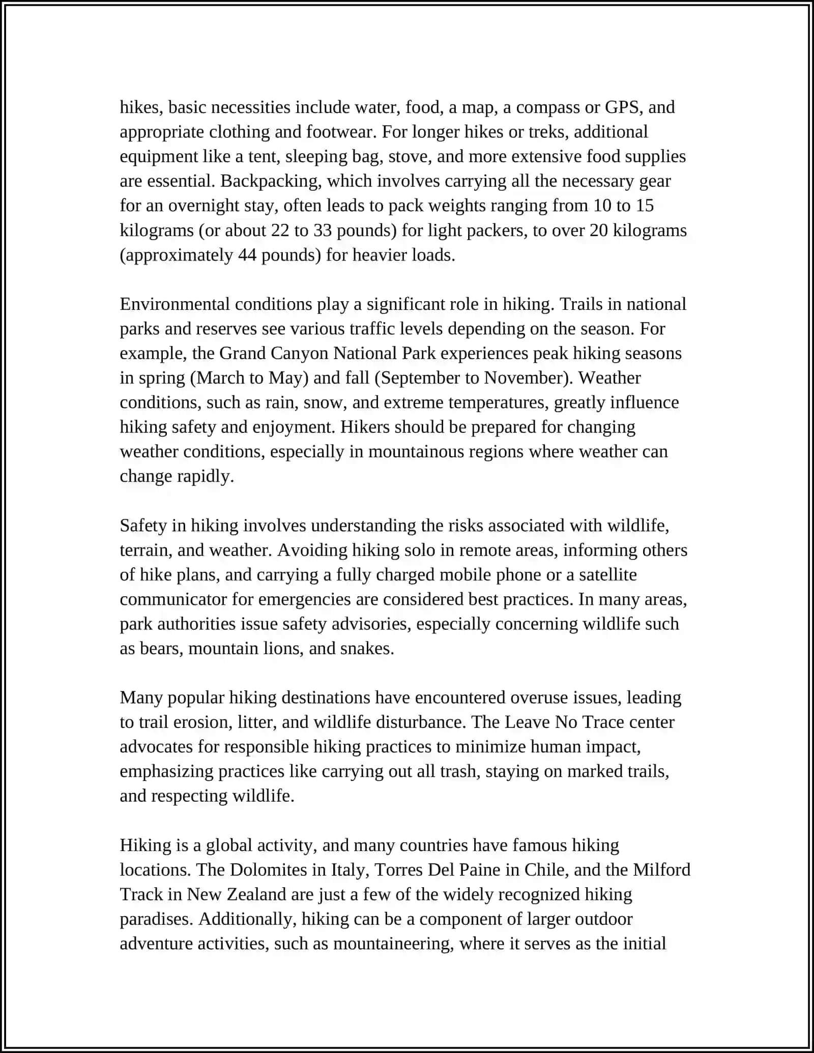 REFERAT - MY FAVOURITE OUTDOOR ACTIVITIES 4