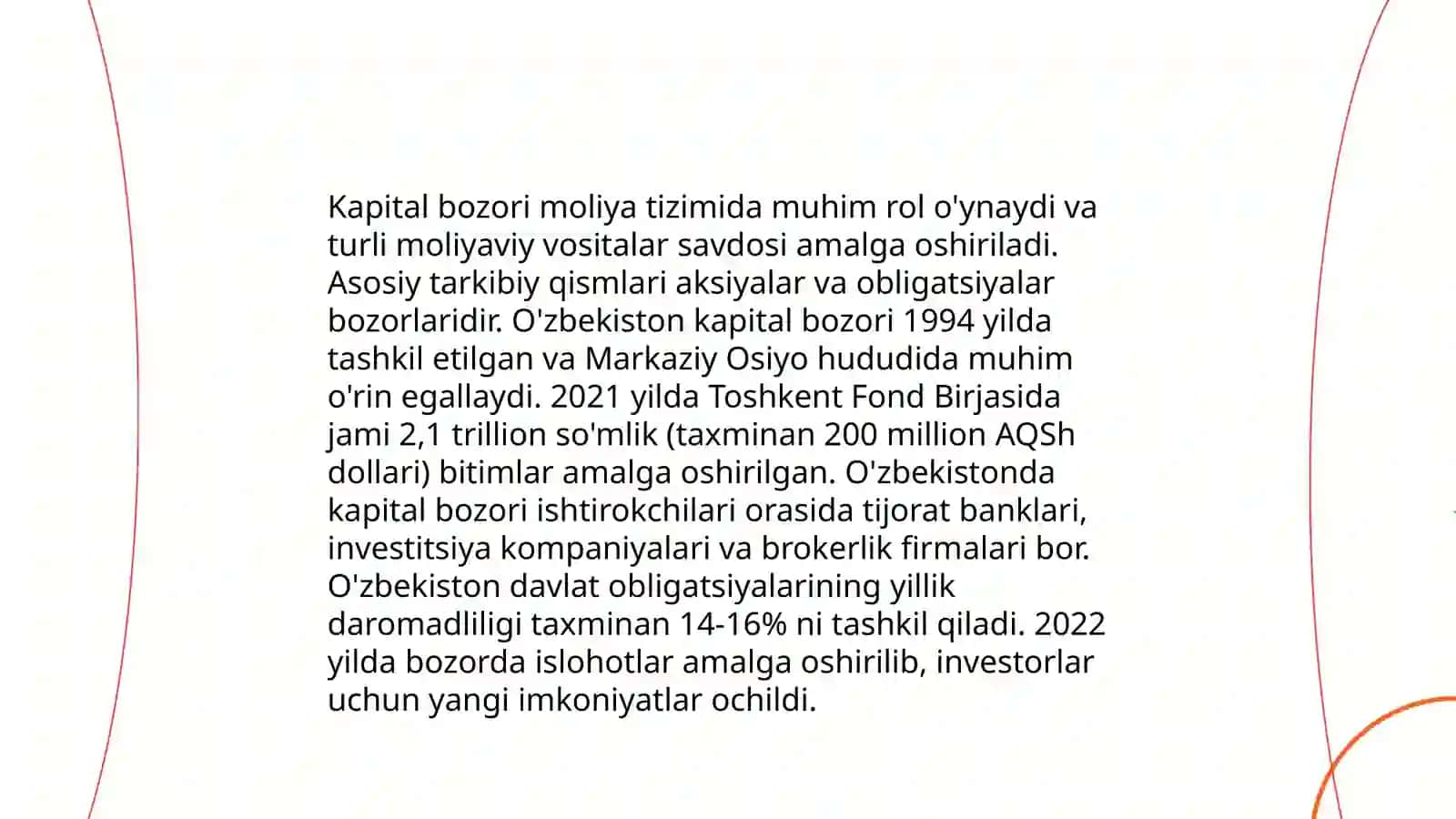 Moliya bozori, turlari va funksiyalari 4