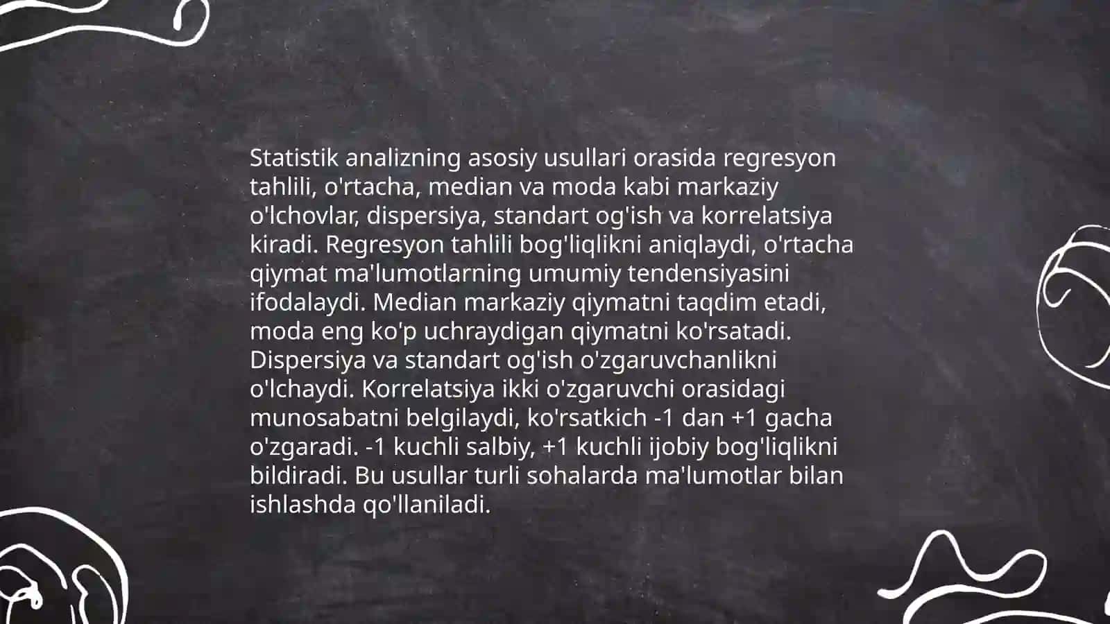 Matematik analiz usullarining sinflanishi 4