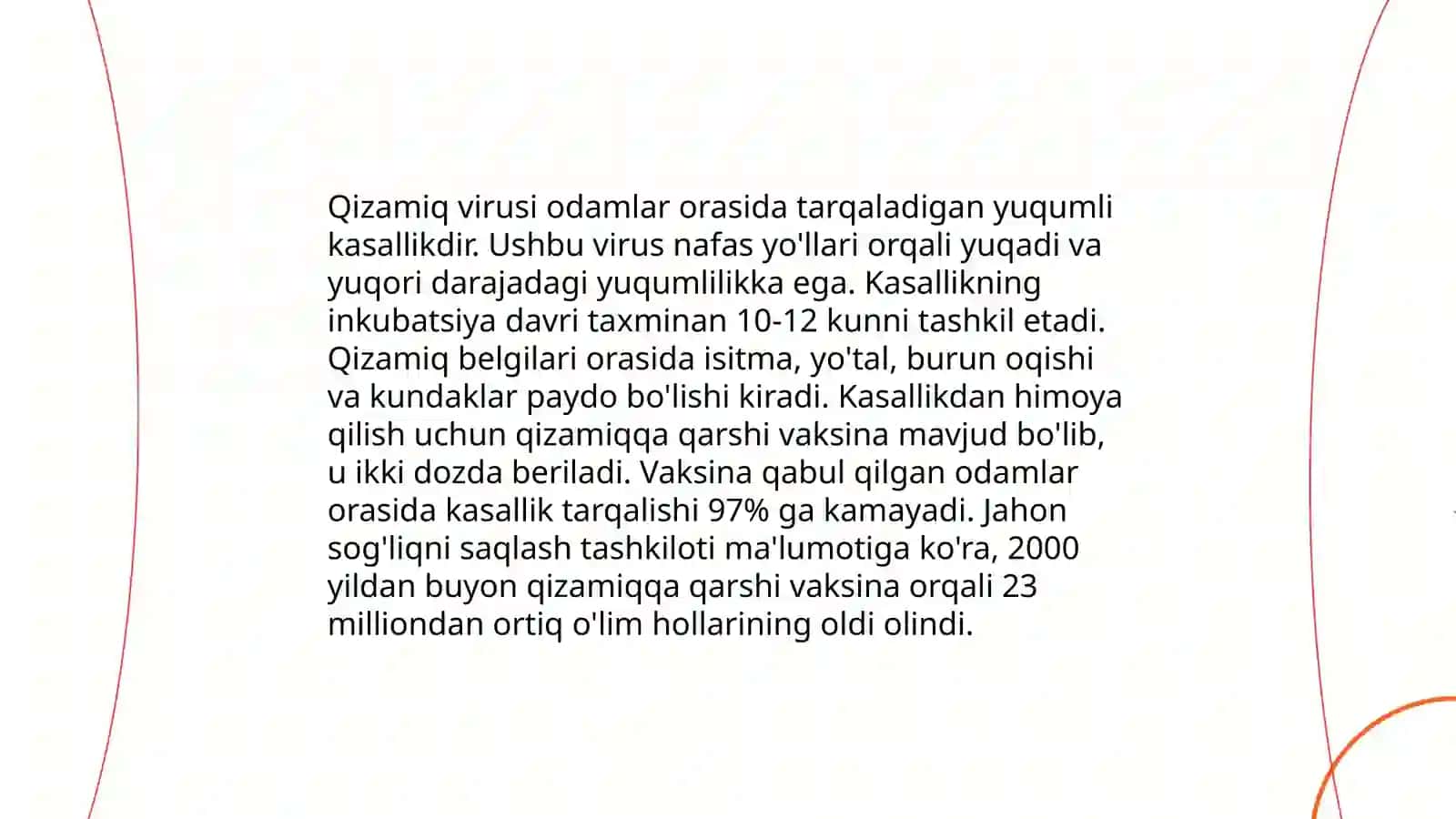 RNK va DNK saqlovchi viruslar keltirib chqaruvchi yuqumli kasallik qo'zg'atuvchilar 4