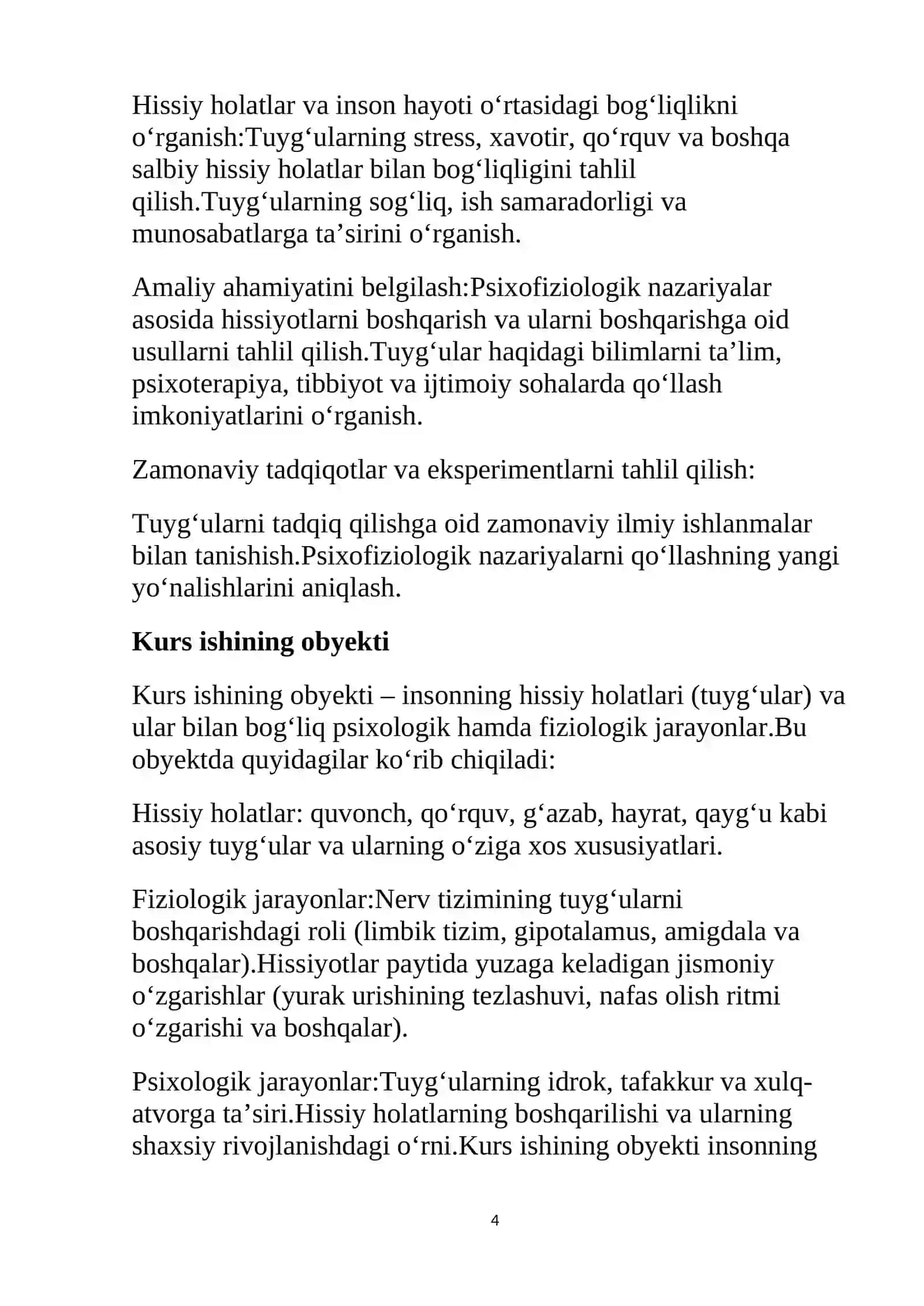 Tuyģularning psixofiziologik nazariyalari 4