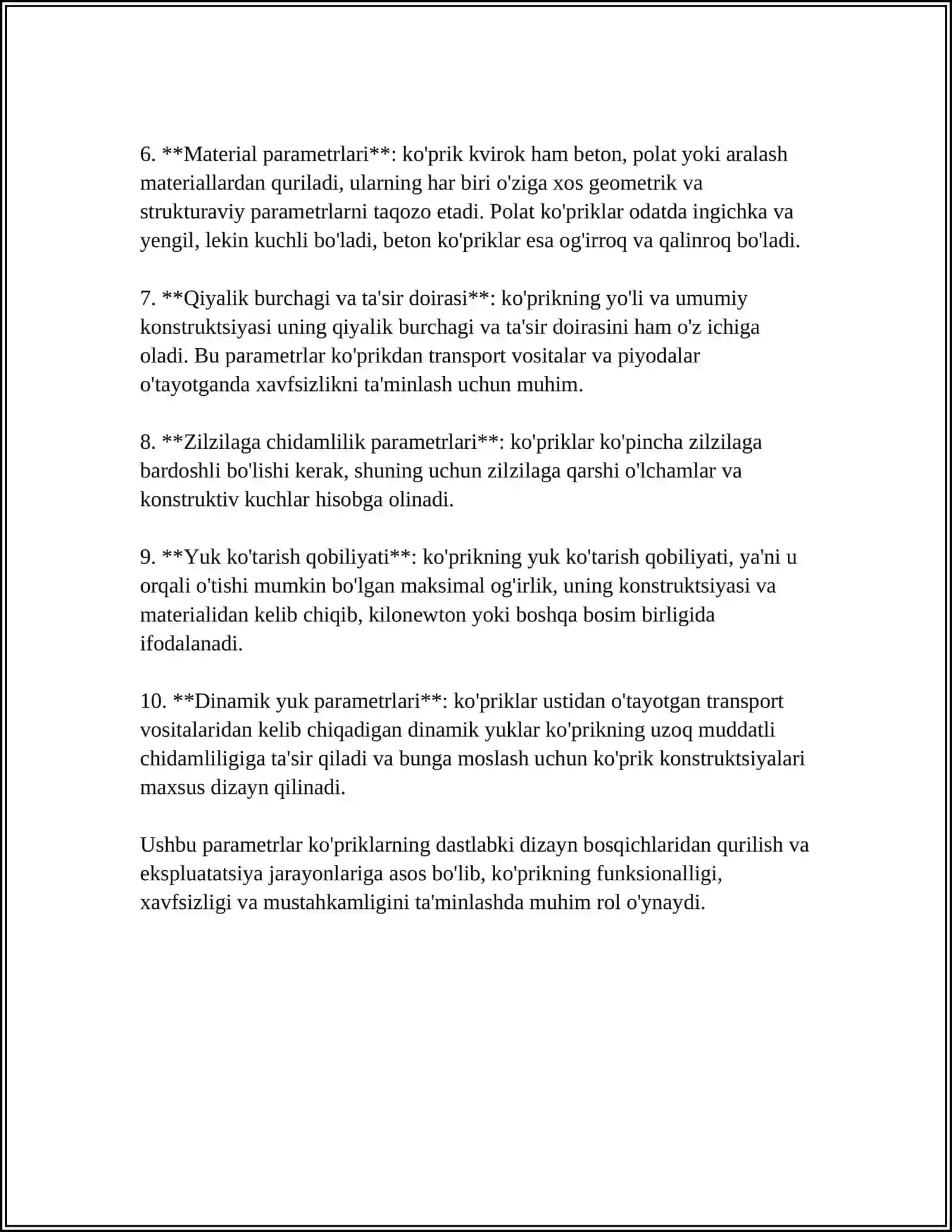 KO’PRIK O’TISH JOYLARIDA KO’PRIK LOYIHA QIDIRUV ISHLARI 4