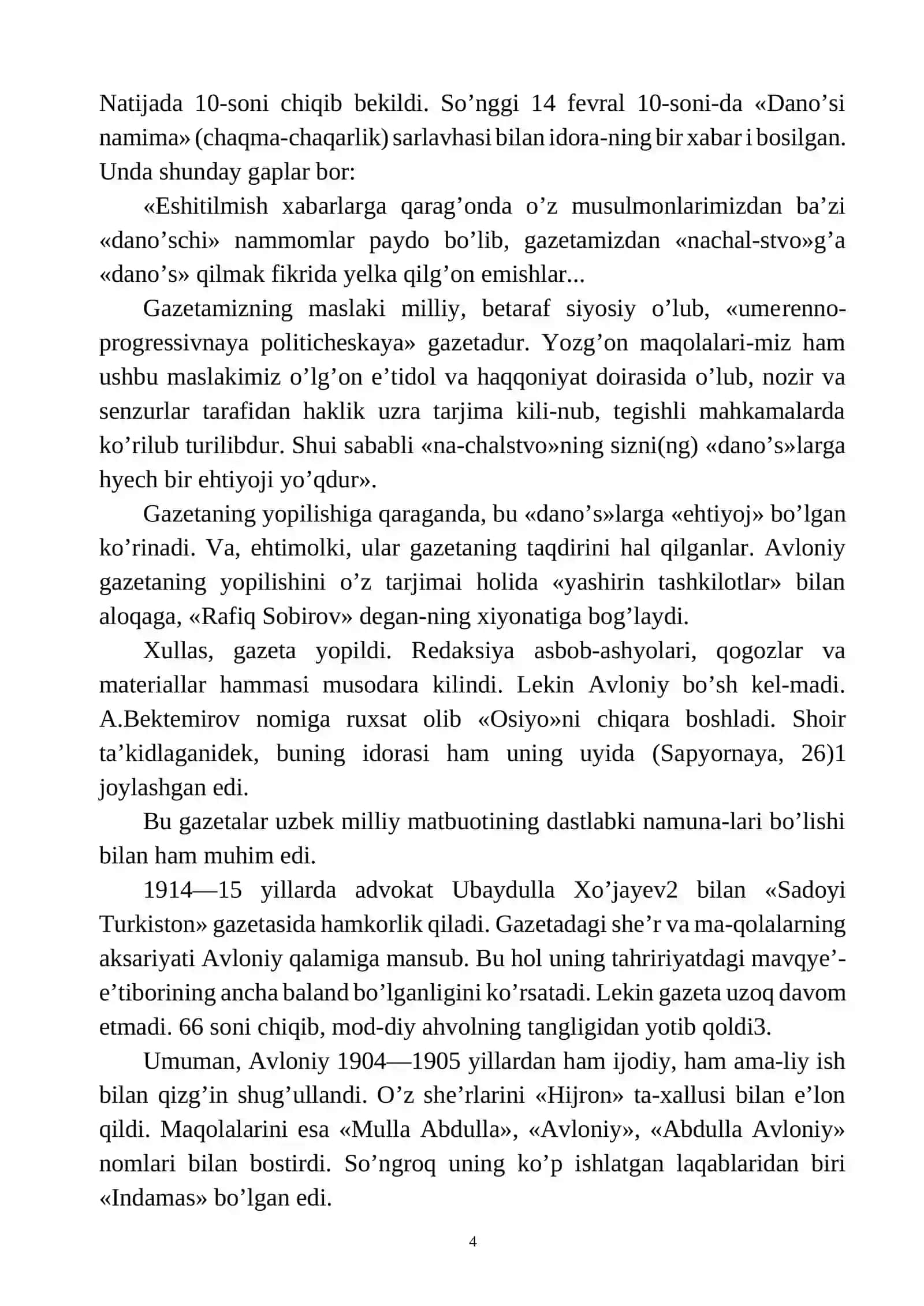Abdulla Avloniy publisistikasi va darsliklari 4