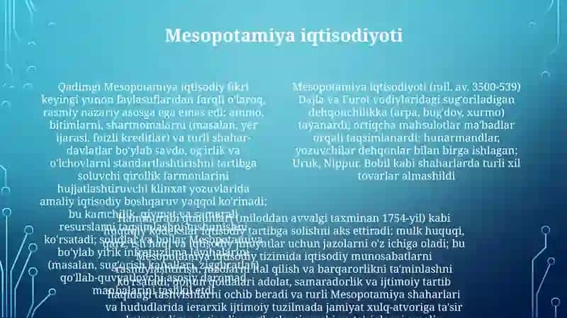 Qadimgi Yunon Iqtisodiy G'oyalari 4