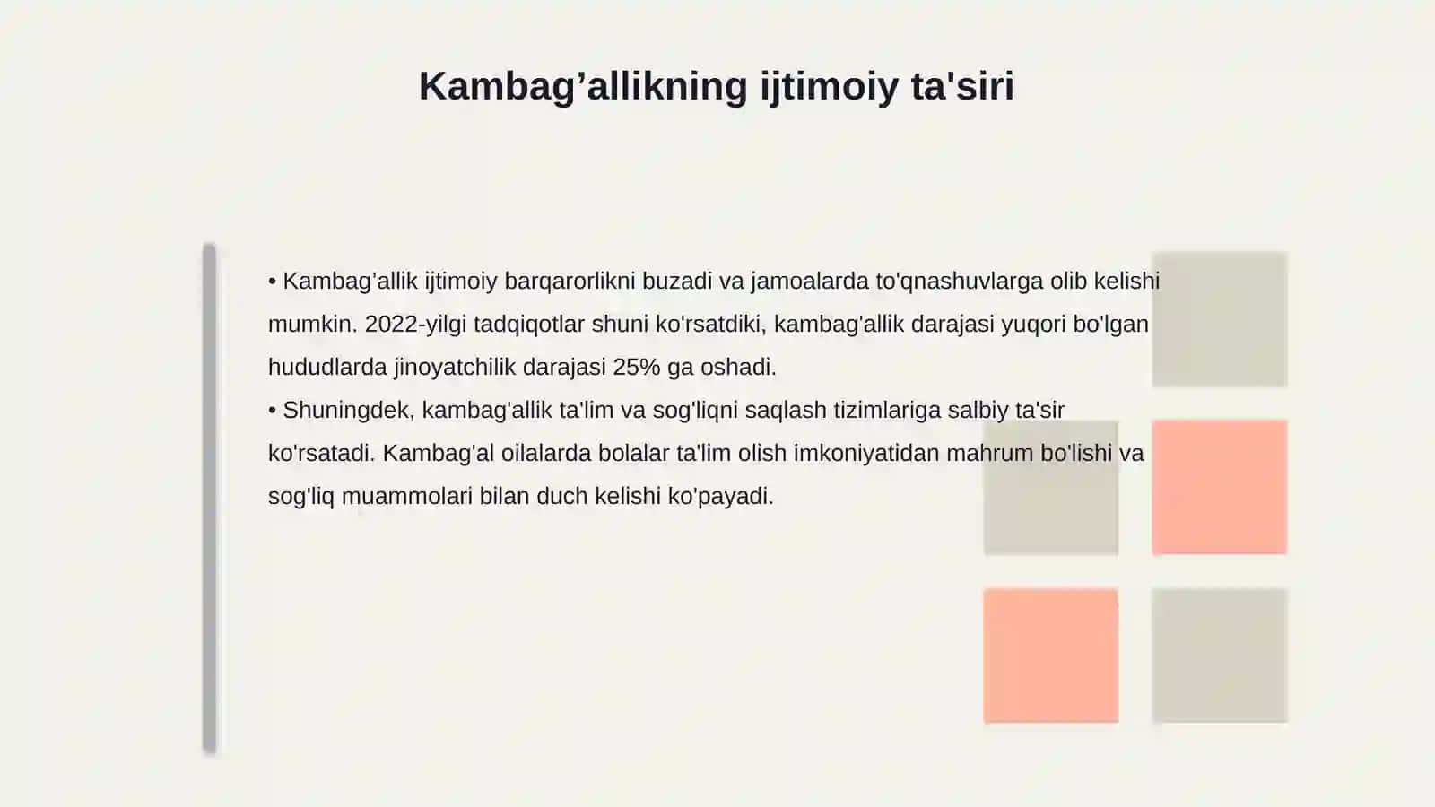 Kambag’allikni qisqartirish sohasidagi davlat siyosati 4
