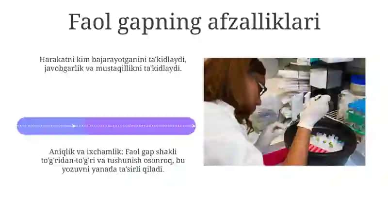 Faol va Passiv Gaplarni Tushunish 4