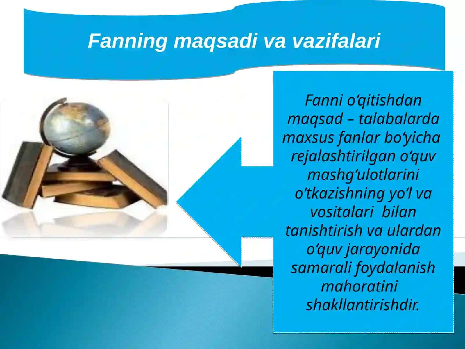 Maxsus fanlarni o‘qitish metodikasi fan sifatida 4