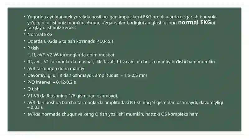 Yurakning o’tkazuvchanliktizimi 4